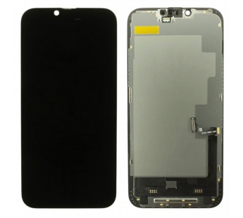 Дисплей для iPhone 14 Plus + тачскрин + рамка (черный), SOFT OLED DD(Diagnosable Screen, без ошибки)#2158856