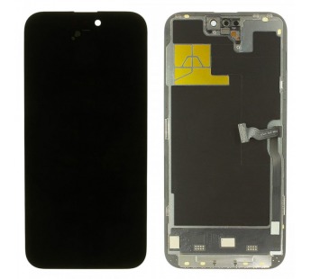 Дисплей для iPhone 14 Pro Max + тачскрин + рамка (черный), SOFTOLED DD (Diagnosable Screen, без ошибки) 120Hz#2158851