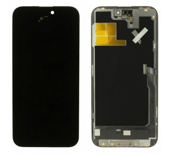 Дисплей для iPhone 14 Pro Max + тачскрин + рамка (черный), SOFTOLED GX (шлейф IC) 120Hz#2158850