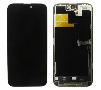 Дисплей для iPhone 14 Pro Max + тачскрин + рамка (черный), SOFTOLED OEM 120Hz#2164610