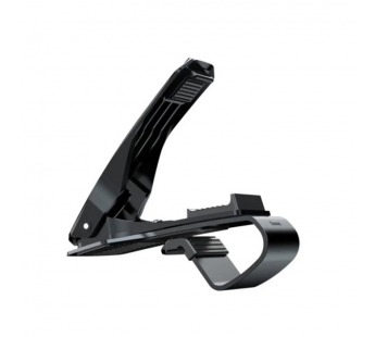 Автомобильный держатель (Mouth Car Mount, пластик, двойной зажим)(SUDZ-01) черный, Baseus#2158966