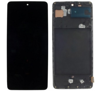 Дисплей для Samsung SM-A715 Galaxy A71 (2019) + тачскрин + рамка(черный), In-Cell#2159796