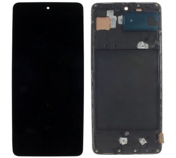 Дисплей для Samsung SM-A715 Galaxy A71 (2019) + тачскрин + рамка(черный), In-Cell#2167676