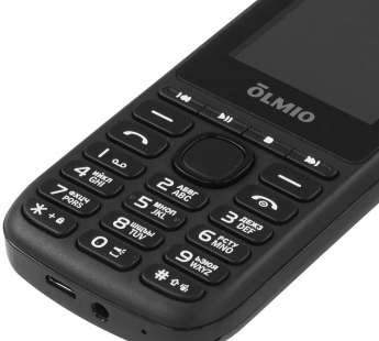 Сотовый телефон Olmio P33 черный A#2159532