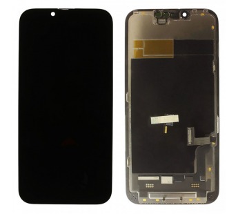 Дисплей для iPhone 13 + тачскрин + рамка (черный), RJ (шлейф IC)#2159721