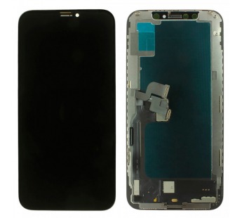 Дисплей для iPhone XS + тачскрин + рамка (черный), RJ#2159716