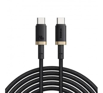 Кабель Baseus Dura 240W (Быстрая зарядка) (USB C - USB C) (1m) (Gold Black)#2160157