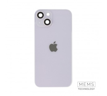 Задняя крышка (стекло) в сборе с рамкой iPhone 14 Оригинал (Purple)#2167529
