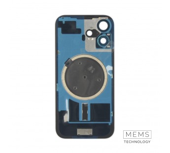 Задняя крышка (стекло) в сборе с рамкой iPhone 16 Оригинал (Black)#2167620