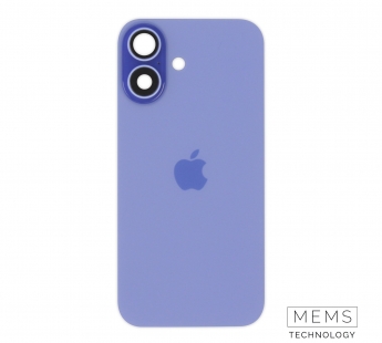 Задняя крышка (стекло) в сборе с рамкой iPhone 16 Оригинал (Ultramarine)#2159860