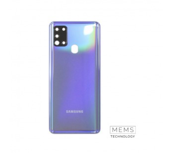 Задняя крышка Samsung Galaxy A21S (A217F) (Синий) (Со стеклом камеры) Premium#2167666