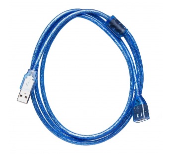 Кабель-удлинитель USB Glossar 7,5W 150см 1,5A  (blue) (245799)#2180788