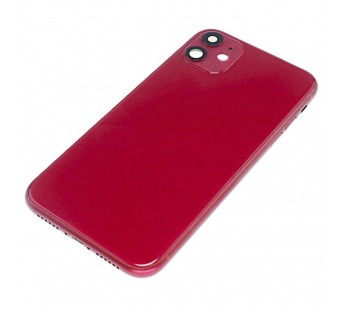 Задняя крышка для iPhone 11 (красный) в сборе, ориг#2160655