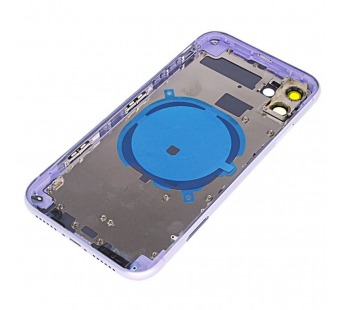 Задняя крышка для iPhone 11 (фиолетовый) в сборе, ориг#2160652