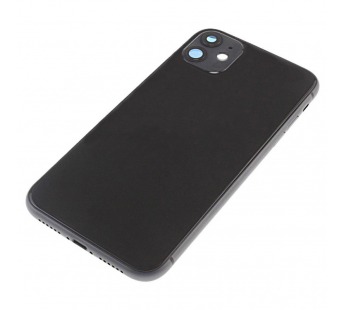 Задняя крышка для iPhone 11 (черный) в сборе, ориг#2160651
