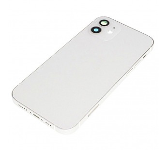 Задняя крышка для iPhone 12 (белый) в сборе, ориг#2160649