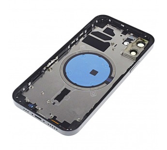 Задняя крышка для iPhone 12 (черный) в сборе, ориг#2160644