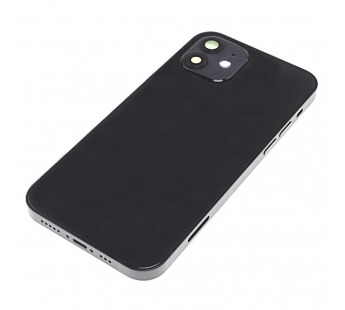 Задняя крышка для iPhone 12 (черный) в сборе, ориг#2160645