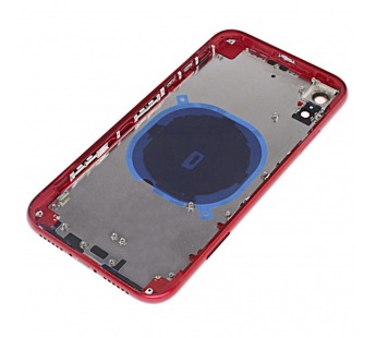 Задняя крышка для iPhone XR (красный) в сборе, ориг#2160682