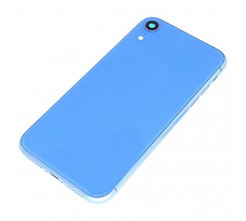 Задняя крышка для iPhone XR (синий) в сборе, ориг#2160681