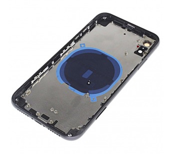 Задняя крышка для iPhone XR (черный) в сборе, ориг#2160678