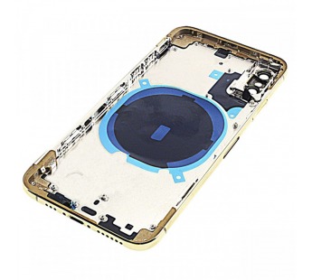 Задняя крышка для iPhone XS (золото) в сборе, ориг#2160674