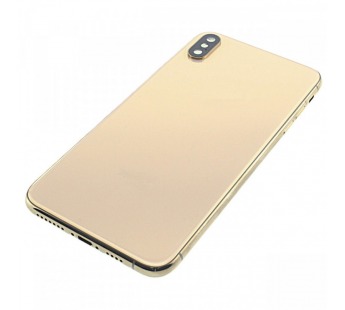 Задняя крышка для iPhone XS Max (золото) в сборе, ориг#2160669