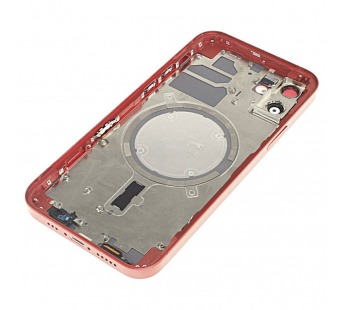 Задняя крышка для iPhone 12 (красный) в сборе, ориг#2160773