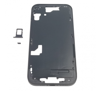 Средняя часть корпуса для iPhone 15 (черный), ориг#2162506