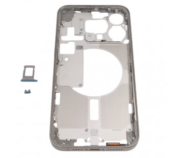 Средняя часть корпуса для iPhone 15 Pro Max (титан), ориг#2162502