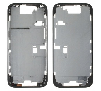 Средняя часть корпуса для iPhone 16 Pro (черный), ориг#2162495