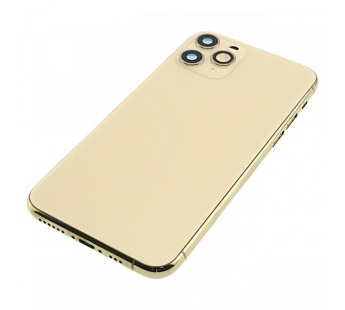 Задняя крышка для iPhone 11 Pro (золото) в сборе, ориг#2160762