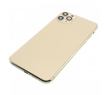 Задняя крышка для iPhone 11 Pro Max (золото) в сборе, ориг#2160754