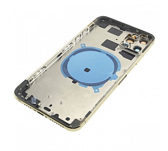 Задняя крышка для iPhone 11 Pro Max (золото) в сборе, ориг#2160753