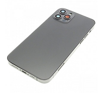 Задняя крышка для iPhone 12 Pro (графит) в сборе, ориг#2160748