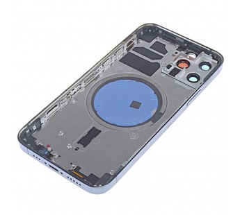 Задняя крышка для iPhone 12 Pro (синий) в сборе, ориг#2160743