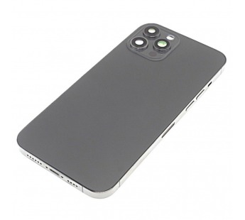 Задняя крышка для iPhone 12 Pro Max (графит) в сборе, ориг#2160742