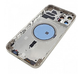 Задняя крышка для iPhone 12 Pro Max (золото) в сборе, ориг#2160739