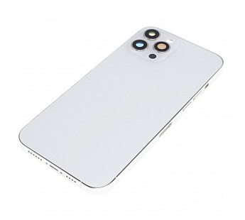 Задняя крышка для iPhone 12 Pro Max (серебро) в сборе, ориг#2160738