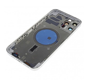 Задняя крышка для iPhone 12 Pro Max (серебро) в сборе, ориг#2160737
