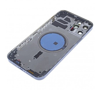 Задняя крышка для iPhone 12 Pro Max (синий) в сборе, ориг#2160735