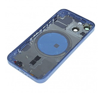 Задняя крышка для iPhone 13 mini (синий) в сборе, ориг#2160733