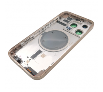 Задняя крышка для iPhone 14 Pro (золото) в сборе, ориг#2160723