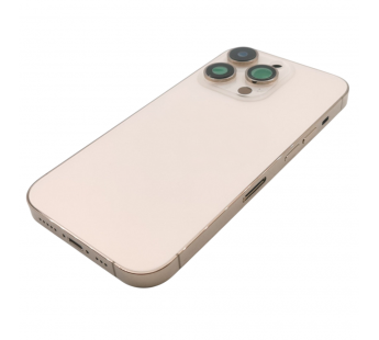 Задняя крышка для iPhone 14 Pro (золото) в сборе, ориг#2160722