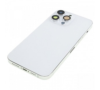 Задняя крышка для iPhone 14 Pro Max (серебро) в сборе, ориг#2160717