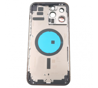 Задняя крышка для iPhone 14 Pro Max (темно-фиолетовый) в сборе, ориг#2160715