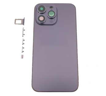Задняя крышка для iPhone 14 Pro Max (темно-фиолетовый) в сборе, ориг#2160714