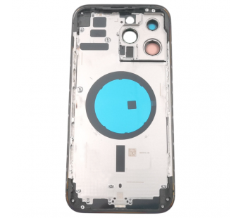 Задняя крышка для iPhone 14 Pro Max (черный) в сборе, ориг#2160713