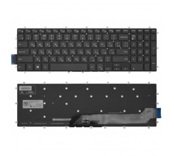 Клавиатура Dell Inspiron 3793 черная с подсветкой#2160350