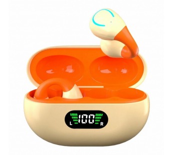 Беспроводные Bluetooth-наушники - OWS Q71 (beige/orange) (245039)#2180732